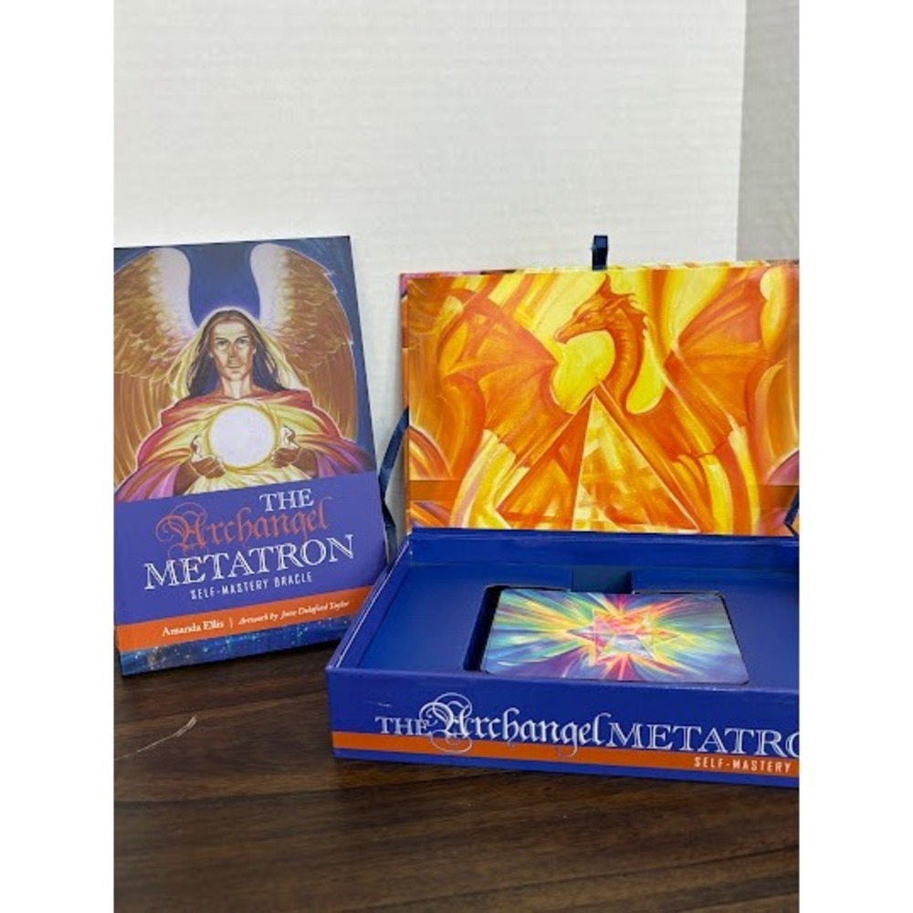 Amanda Ellis Archangel Metatron Self-Mastery Oracle 55 Card Deck Guidebook 2019